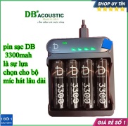 Pin sạc AA 3300 db acoustic hàng hãng4 pin+sac