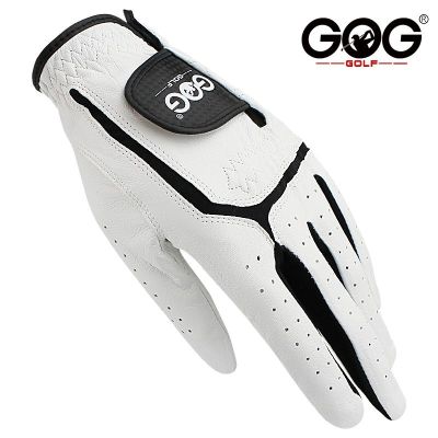 Genuine GOG golf whole sheepskin gloves imported lamb leather breathable wear-resistant soft and comfortable new style free shipping golf