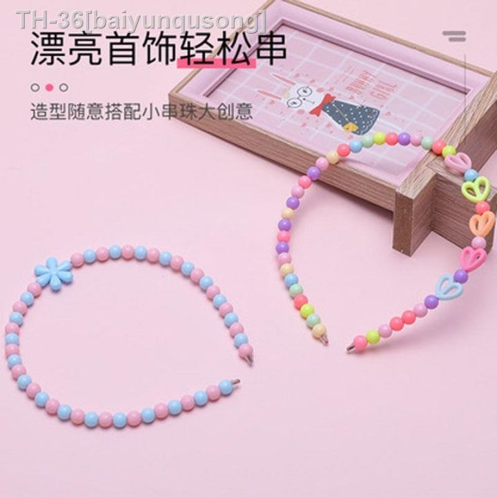 children-diy-handmade-beaded-toys-girls-manual-winding-bead-wear-necklace-bracelet-beads-children-amblyopia