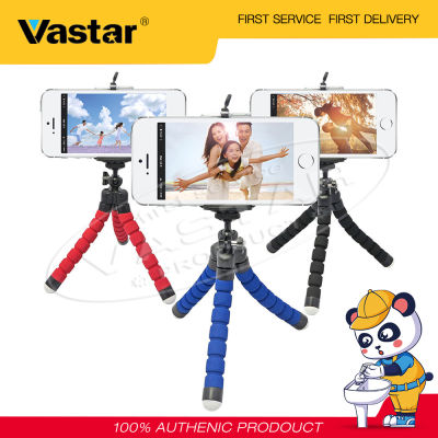 Vastar ที่มีความยืดหยุ่นฟองน้ำขาตั้งกล้องปลาหมึกขาตั้งกล้องยืนเมาที่วางโทรศัพท์สำหรับมาร์ทโฟน Xiaomi หัวเว่ยวิดีโอภาพ Vlog vlogging การถ่ายภาพ
