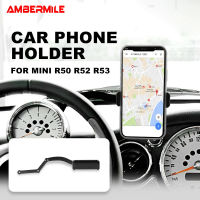 AAMBERMILE ผู้ถือศัพท์มือถือสำหรับ Mini Cooper R50 R52 R53รถศัพท์มือถือผู้ถือ Mount จัดแต่งทรงผมวงเล็บ AccessoriesM