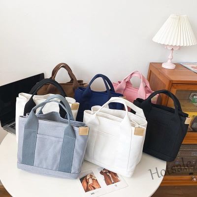 【hot sale】▼☃☃ C16 ROSE NOIRE New Large-capacity 多格层 Easy Carry Canvas Bag Handbag Womens Bag Hand-carrying Small Bag Fashion clutch handbag手提袋
