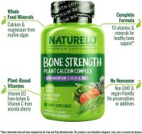 Bone Strength 120 Vegetarian Capsules by Naturelo