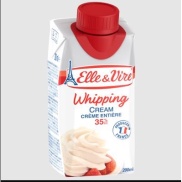 Kem sữa tươi Whipping cream Elle & Vire 200ml