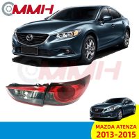 For Mazda 6 Mazda6 atenza （2014-2016）เสื้อ​ไฟท้าย ไฟท้าย​แต่ง ไฟท้ายไฟเบรค​ ไฟเลี้ยว Taillamp Taillight ไฟท้าย​ พร้อมทับทิม ไฟท้ายกันชนหลังสําหรับ​ ทับทิมในฝาท้ายไฟท้าย ไฟเบรก ไฟสัญญาณเตือน