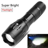 Camping Hiking LED Flashlight Home Outdoor Travel Wild Adventure 3 AAA Battery Zoom Mini Portable Practical Glare Flashlight Rechargeable  Flashlights