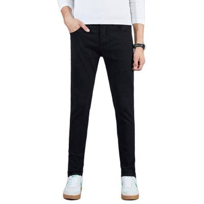 W & ME Original กางเกงยีนส์ผู้ชาย Slim Elastic Jeans Fashion Business Classic Style Black Jeans Denim Pants Trousers9449