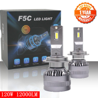 F5C H7 H11 Headlight Fog Light 120W 12000LM H7 H11 H1 9005 6000K Car LED Lamps LED H4 H1 Headlights Bulb Canbus for Bmw for Audi