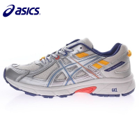 2023 Asics Gel-Venture 6 Adventurer 6รองเท้าสำหรับทั้งหญิงและชายกลางแจ้ง Off-Road รองเท้าพ่อย้อนยุครองเท้าผ้าใบใส่วิ่ง