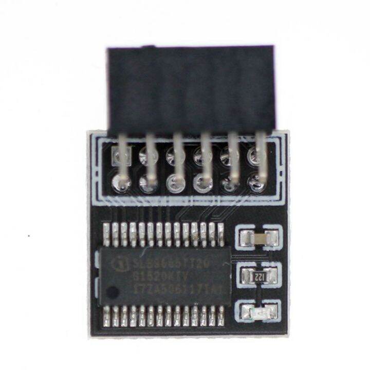 Tpm 20 Encryption Security Module Remote Card Lpc 12pin Module For Gigabyte 12pin Lpc Tpm20 4953