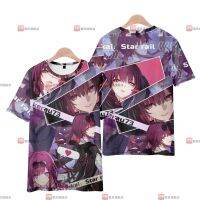 Star Railway Character Short-Sleeved T-Shirt Two-Dimensional Student cos Printed Impression