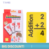 ?【Lowest price】TANG มอนเตสเรียนการ์ดคณิตศาสตร์ของเล่นการศึกษาแฟลชการ์ดเพิ่มเติมลบของเล่น