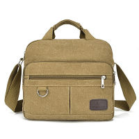 Casual Mens Shoulder Bag Fashion Handbag Canvas Multi-Function Totes Vintage Travel Bags Large Capacity Male Messenger Bag