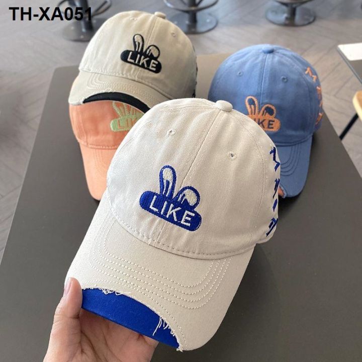 childrens-hat-male-spring-and-autumn-style-baseball-cap-ruffian-handsome-fried-street-trendy-peaked-super-cute-summer-sunshade-sunscreen