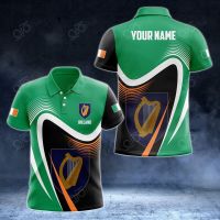 2023 NEW Style Customize Ireland Version Flag Color Unisex Adult Polo Shirtsize：XS-6XLNew product