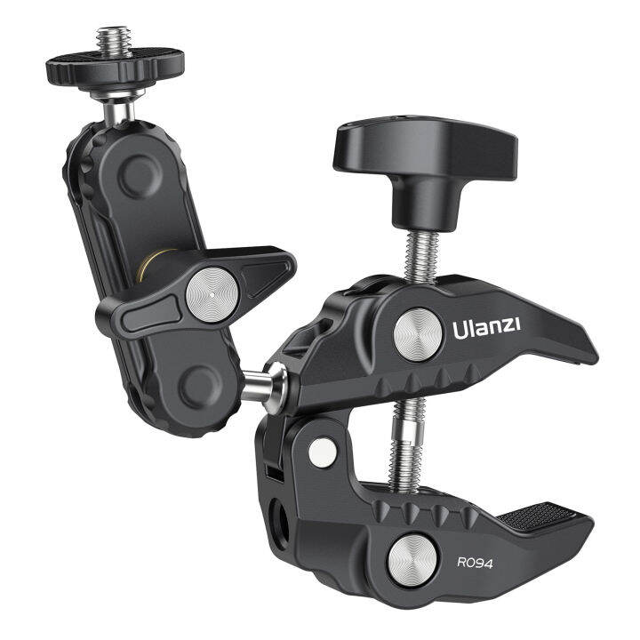 Ulanzi R094 Multifunctional Super Clamp Ball Mount Clamp Dual 360