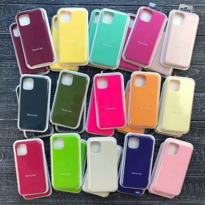 「Enjoy electronic」 Original Silicone Phone Case for iPhone 14 Pro XS MAX XR X Official   Cover for iPhone 11 12 13 Pro Max 7 8 Plus SE 2020