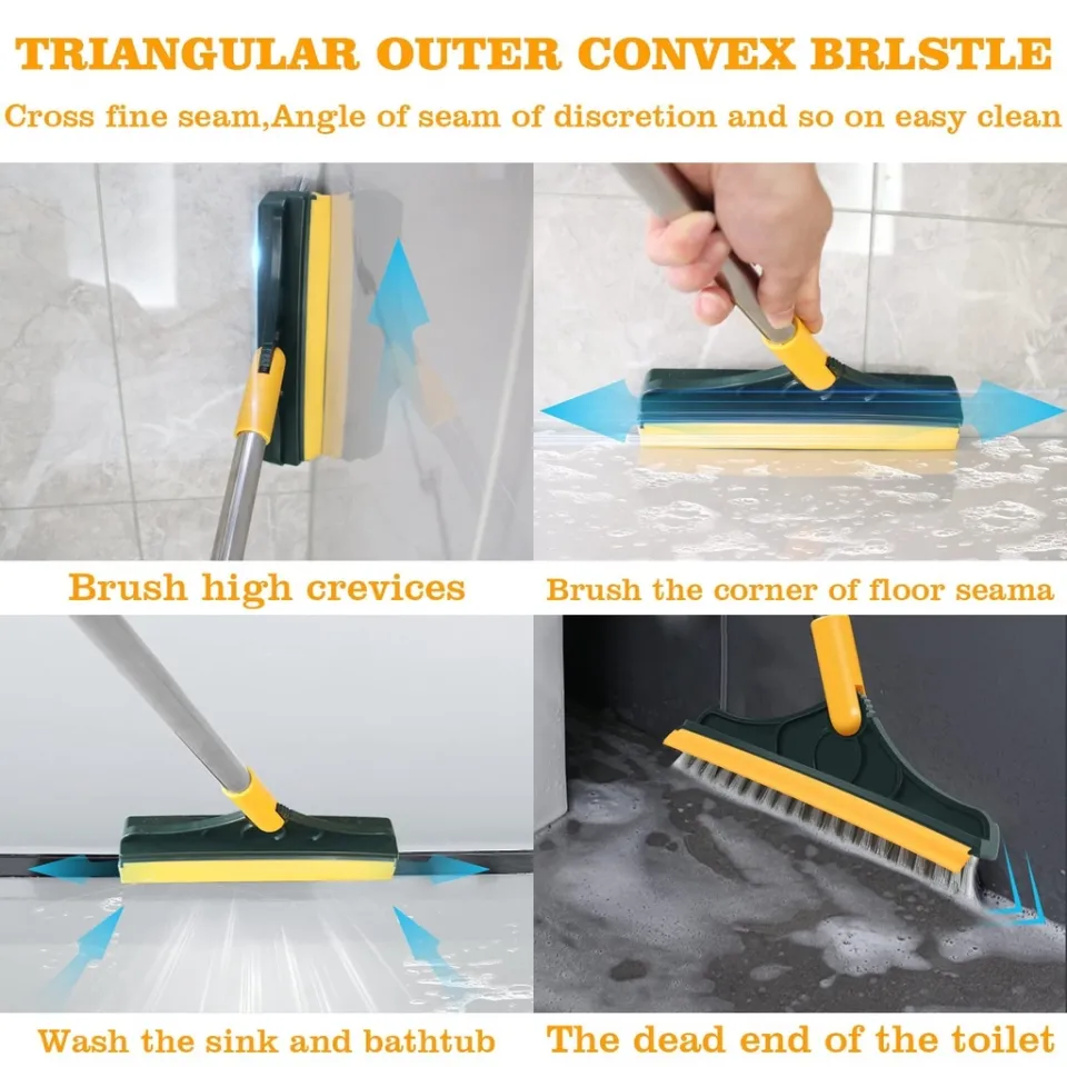 triangular floor brushes long handle hard