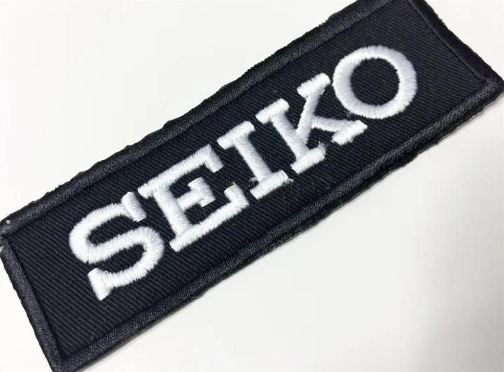 Seiko Watch Japan Cloth Embroidered Cloth Patch | Lazada PH