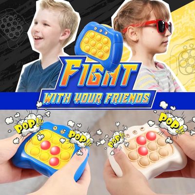 Push Bubbles and Pop Light Up Game Fidget Travel Toys for Kids Fun Whack A Mole Anti Stress Toys Adult Boys &amp; Girls Holiday Gift