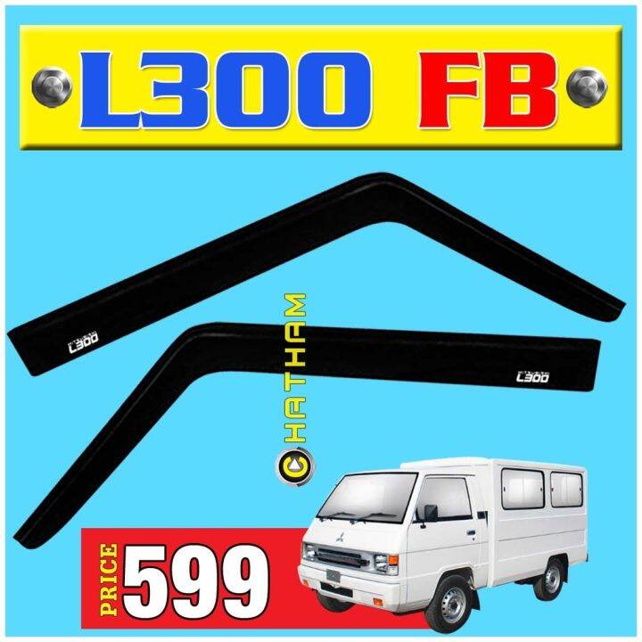 Rain Guard Window Visor for Mitsubishi L300 FB ( TwoDoors ) Wind
