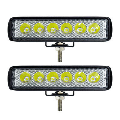 แถบไฟ LED ไฟ LED 6นิ้ว IP68กันน้ำ6000K 30W ไฟขับขี่สำหรับรถบรรทุกรถ ATV SUV