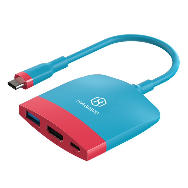 hagibis-สวิตช์แท่นชาร์จสำหรับ-nintendo-ทีวีตัวเสียบสวิตซ์แท่นวางแบบพกพา-usb-c-เป็น4k-hdmi-usb-ที่เข้ากันได้-usb-3-0ศูนย์กลางสำหรับ-macbook-pro-feona