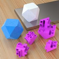1pc New Arrival 3D Intellectual Cube Educational Building Blocks Puzzle Decompression Toy Gift Childrens Colorful Rubiks Cube Brain Teasers