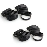 30 PCS Bracelet Bangle Rubber Black Sport 12 mm Band TOP