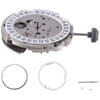 1 PCS 8215 Movement 21 Jewels Automatic Mechanical 3 OClock High-Precision Movement 8215 Watch Movement Silver Metal