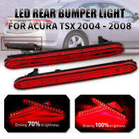 1คู่รถ LED กันชนหลังสะท้อนแสงไฟท้ายเบรกสำหรับ Acura TSX 2004 2005 2006 07 2008