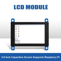 3.5 Inch LCD Display -Compatible Independent Playback LCD Module with Touch Screen for Raspberry Pi