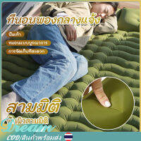 【Thai พร้อมส่ง】แคมป์ปิ้งกลางแจ้งที่นอนพองเสื่อนอนพับกับหมอนเดินป่ากระเป๋าเป้สะพายหลังพองอย่างรวดเร็วและยุบเสื่อนอน