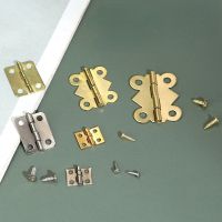 12pcs/lot Diy Crystal Epoxy Metal Butterfly Lace Folding Hinge Mini Butterfly Door Hinges Hardware Accessories