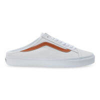 Vans รองเท้าผ้าใบ Leather Style 36 Mule | True White/Bombay Brown ( VN0A7Q5YB9E )