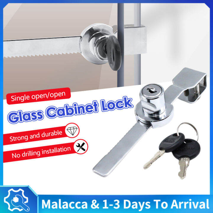 Glass Lock with Keys Sliding Window Glass Door Lock Shop