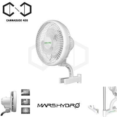 [ส่งฟรี] Mars Hydro 6 Inch Grow Tent Clip Fan Auto-Oscillating Fan พัดลมเต๊นท์ Fan clip tent พัดลมระบายอากาศ 6 นิ้ว