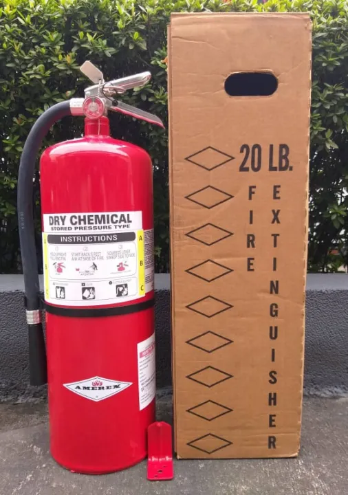 Amerex Brand Portable fire extinguisher 20 Ibs ABC Dry Chemical. UL/FM ...