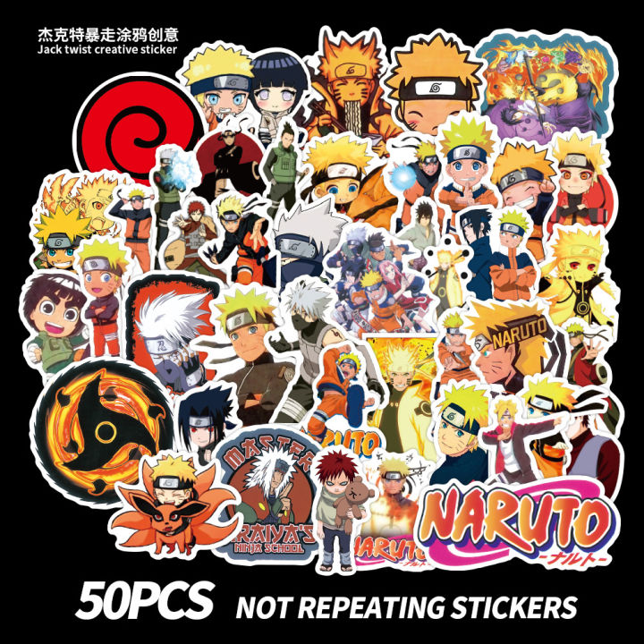 สติ๊กเกอร์ไดคัท-สติ๊กเกอร์-นารูโตะ-นินจาจอมคาถา-naruto-boruto-sticker-7cm-50-ชิ้น-ของเล่น-ของสะสม-diy-c