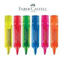 ปากกาไฮไลท์ ปากกาเน้นข้อความ เฟเบอร์-คาสเทลล์ Faber-Castell ปากกาสีเน้นข้อความ สีสด (1ด้าม) สินค้าพร้อมส่ง