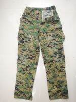 06USMCDWกางเกงทหาร USขนาดS-Rรอบเอว29-31นิ้ว ลายพรางเขียวดิจิตอลวูดแลนด์TROUSER WOODLAND MARPAT ผ้าหนา50/50