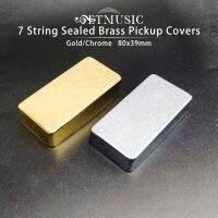 2 Pezzi 7 Corde Sigillate ใน Ottone 80X3ที่คลุมจานเสียง9มม./Coperchio/Shell/Top ต่อ Chitarra Elettrica/coperture Humbucker Per Chitarro/Cromo