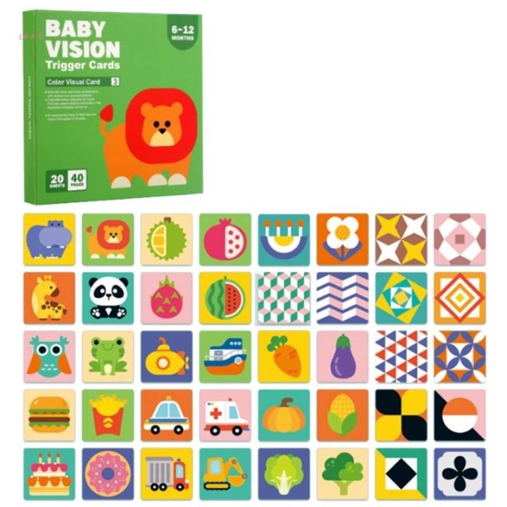 51ba-baby-visual-stimulation-card-high-contrast-baby-flashcard-black-white-visual