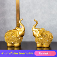 (2 ชิ้น) เครื่องประดับช้างนำโชค, งานฝีมือแฟชั่นสร้างสรรค์ตกแต่งห้องนั่งเล่น, สำนักงานเดสก์ท็อปแผนกเปิด Gift