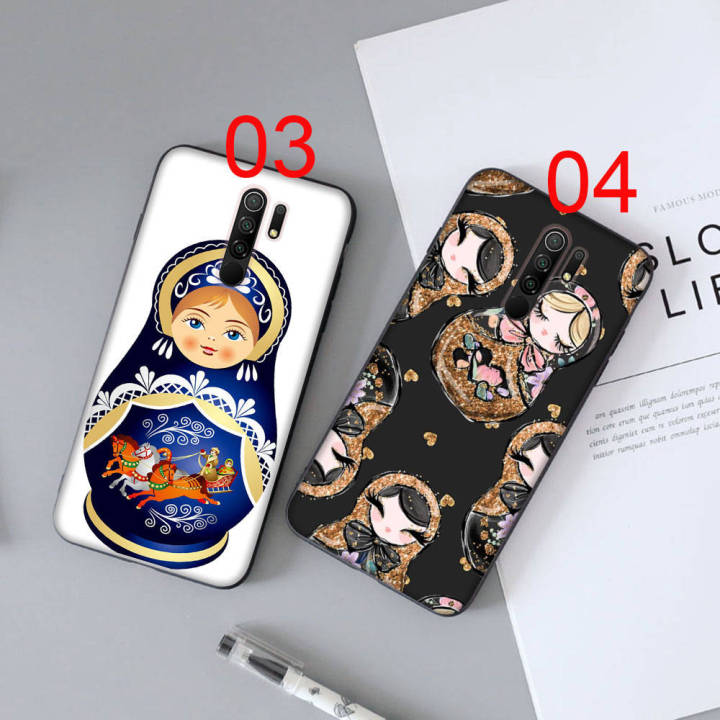 russian-matryoshka-dolls-อ่อนนุ่ม-ซิลิโคน-เคสโทรศัพท์-หรับ-iphone-xr-7-6s-6-11-5s-xs-5-8-se-max-plus-x-pro-black-ปก