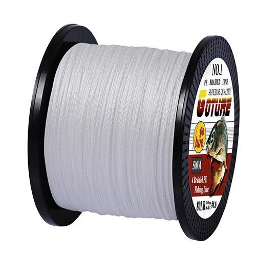 Goture braided fishing line 4 strands 500m 547yards multifilament pe