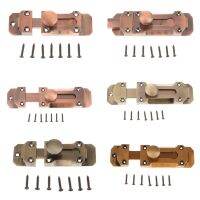 【LZ】℡▤  Brass Windows Interior Door Slide Latch Lock Bolt Lever Barrel Indoor Garage Warehouse Gate Safety Guard Push Buckle Latches