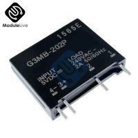 【❖New Hot❖】 ozba941332 บอร์ดโมดูลรีเลย์ Dc G3mb-202p Dc-Ac 5V G3mb 202P Pcb Ssr เข้านอก240V Ac 2a โมดูลโซลิดสเตทรีเลย์บอร์ด Arduino