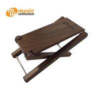 เก้าอี้วางเท้าสำหรับเล่นกีตาร์ MUSIC COLLECTION BLACK WALNUT FOOT STOOL