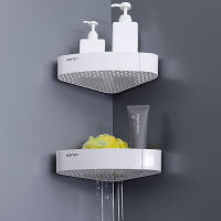 Bathroom Shelves No-drill Wall Mount Corner Shelf Shower Storage Rack Holder for WC Shampoo Organizer Bathroom Accessories